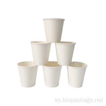 Taza de papel de papel desechable taza de café de pared